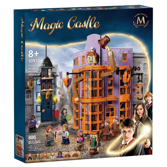 Weasleys Wizard Wheezes street view building block set, main product image