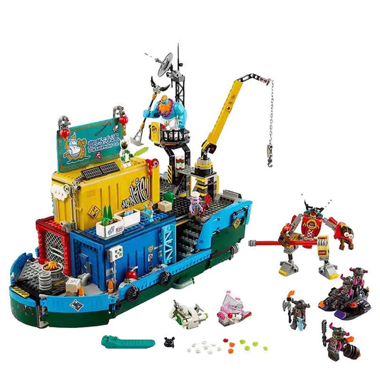 Monkie Kid's Team Secret HQ building block set, main view