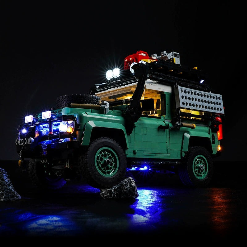 SUV model shown with LED light kit installed