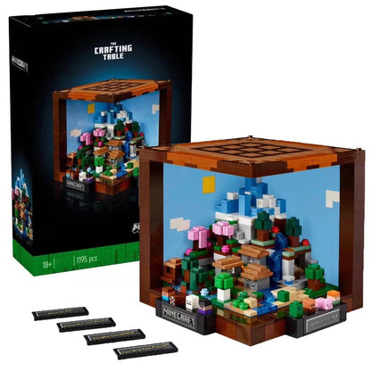 The Crafting Table 1195 PCS building block set main view