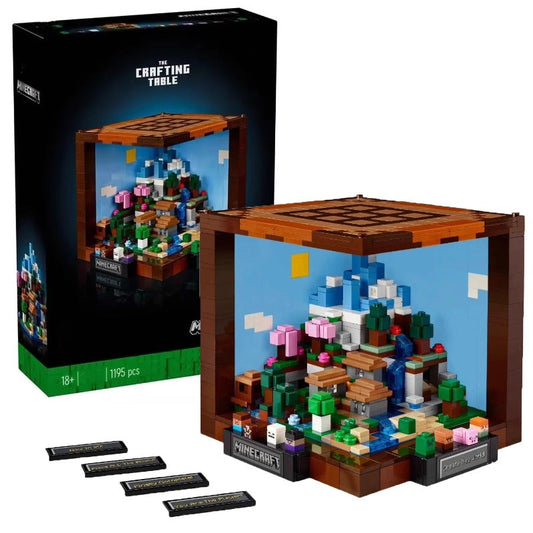 The Crafting Table 1195 PCS building block set main view