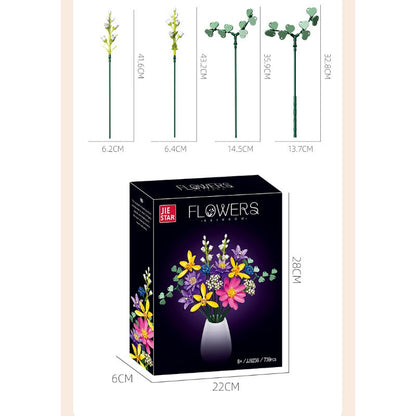 Blooming in Splendor flower building block set, gallery view