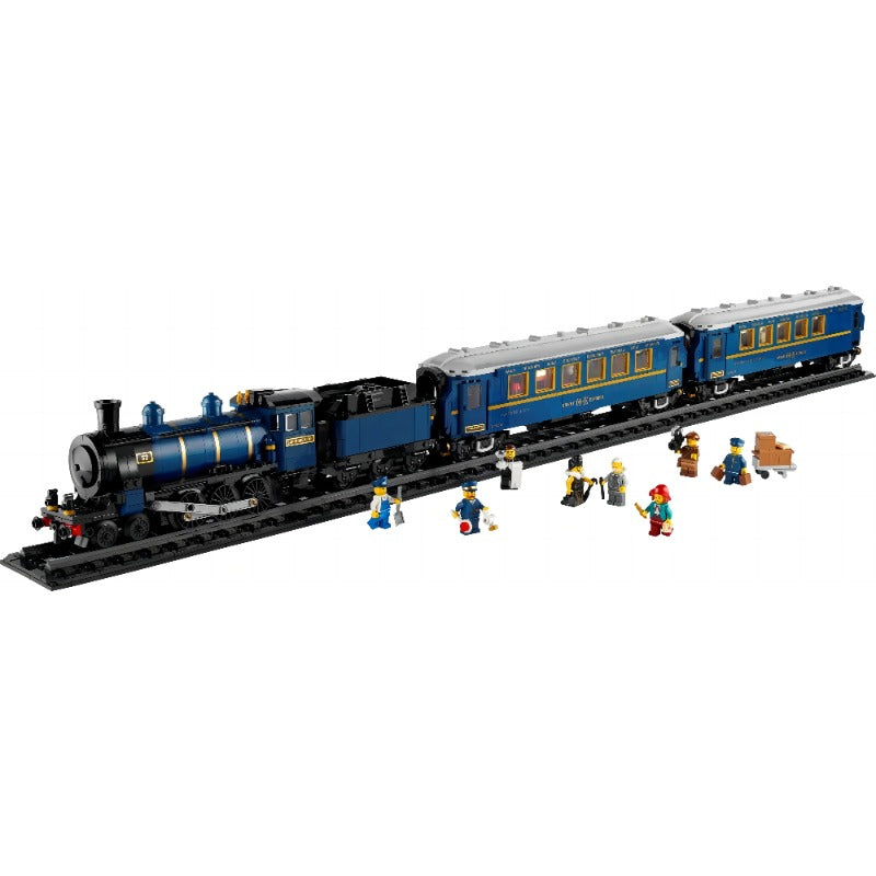 Assembled Orient Express train building block set, 2540 pieces
