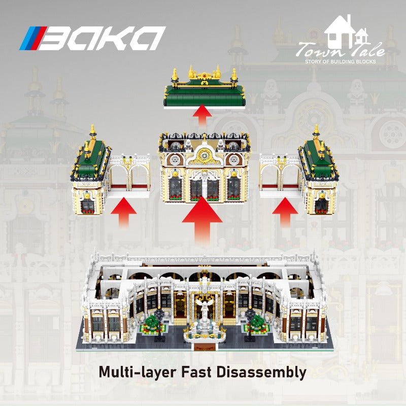 Luxurious Grand Palace Building Block Set – 11930 PCS – detail view 1