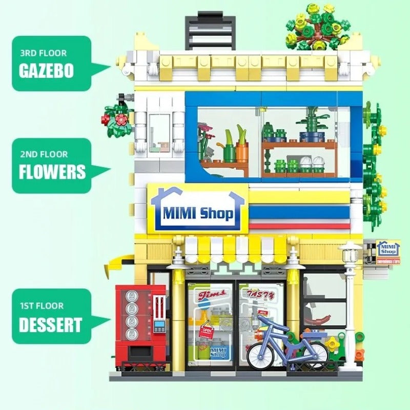 Mini Shop and Family Shop Building Block Set – detail view 5