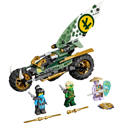 Ninja jungle chopper bike building block set assembled model