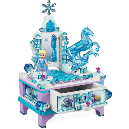 Side view of the decorative jewellery box building block model