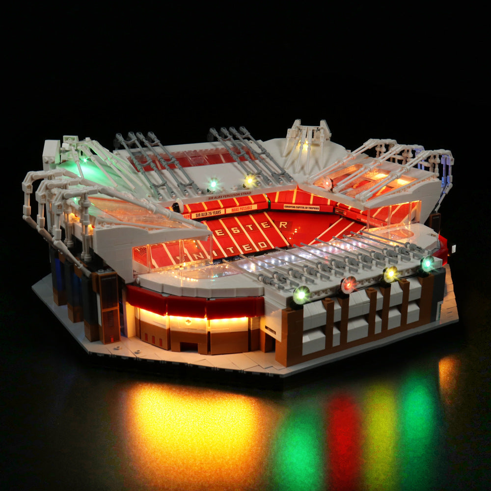 Old Trafford Football Stadium Building Set interior detail view