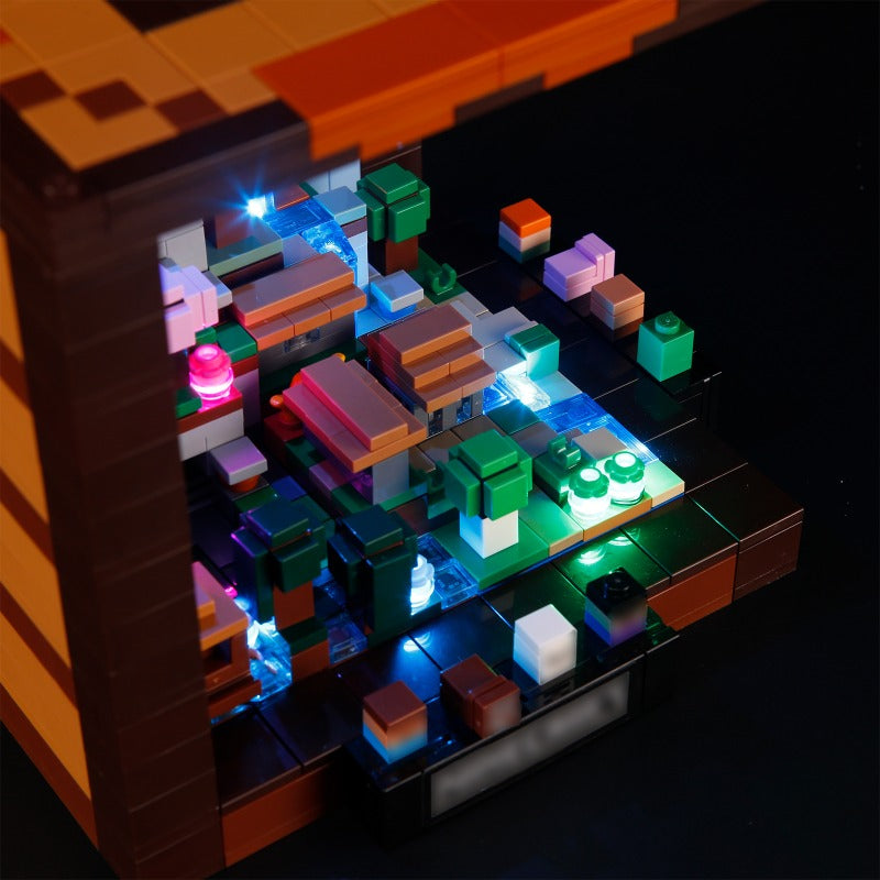 Crafting table build from an alternate angle