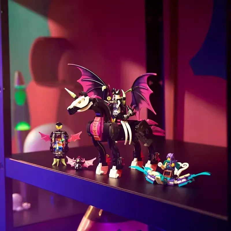 Pegasus building block set body and mane detail