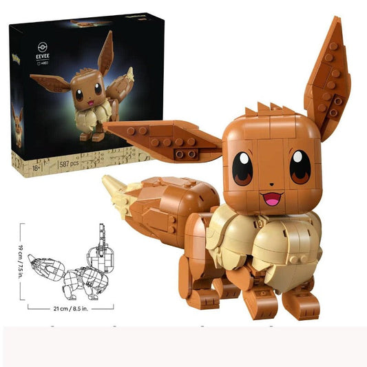 Mystic fox creature Eevee building block set, main view