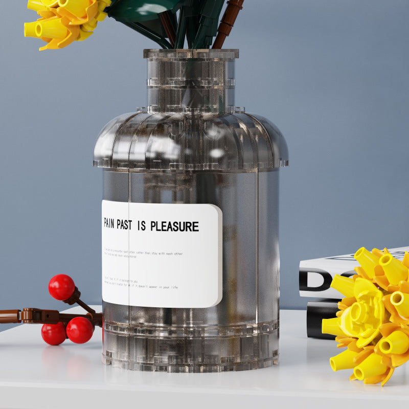 Flower arrangement building set, display view