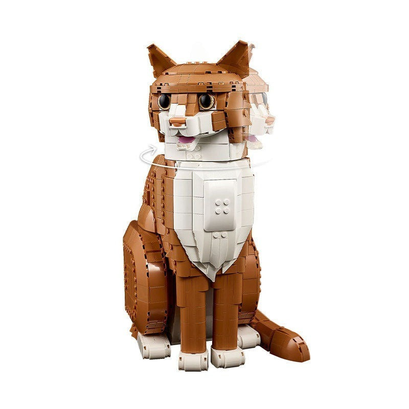 Orange cat building set gallery image