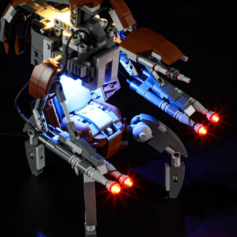 Alternate display photo of the 583-piece droid