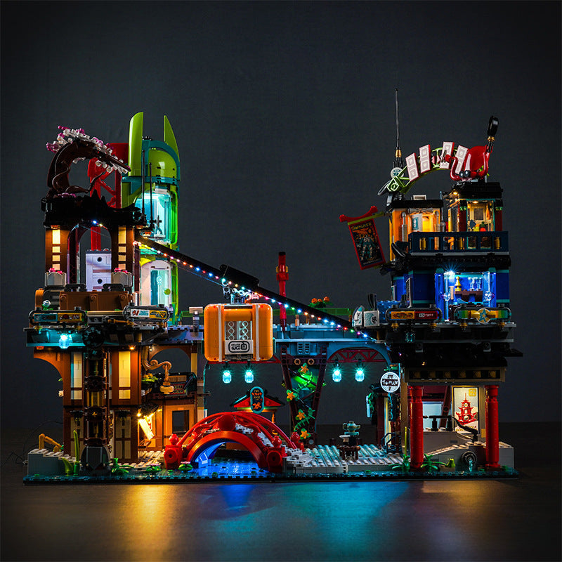 Fourth product photo of the large city markets building set