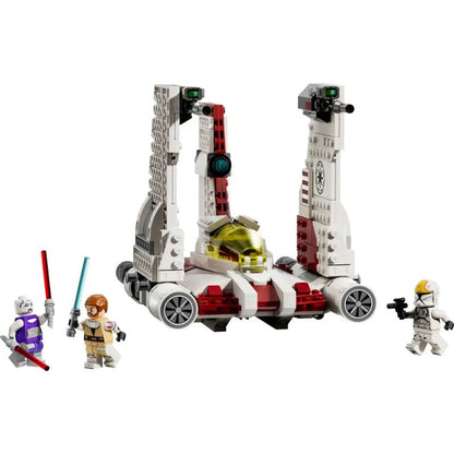 Front view of the 567-piece V-19 Torrent starfighter building block set