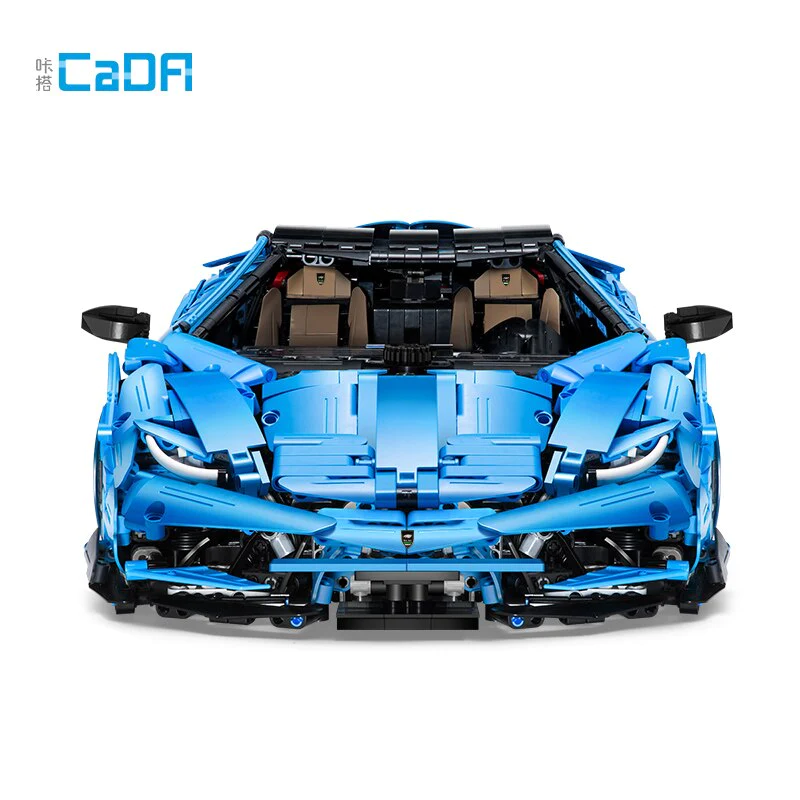 anniversary edition Italian supercar building block model, alternate angle two