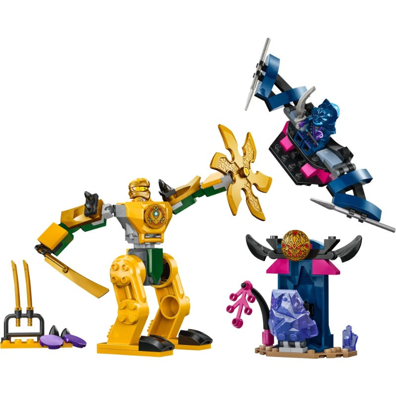 Mini Battle Mech building block set detail view 1