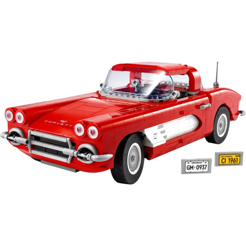 Chevrolet Corvette sports car building block set, main product image