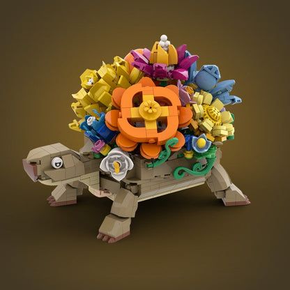 Additional gallery view of the turtle flower pot MOC