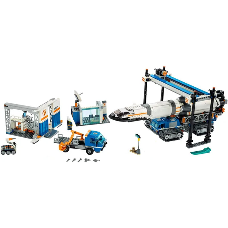 Alternate angle of the space rocket brick set
