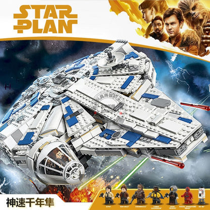 Front view of the smuggler starship building block model