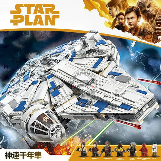 Front view of the smuggler starship building block model