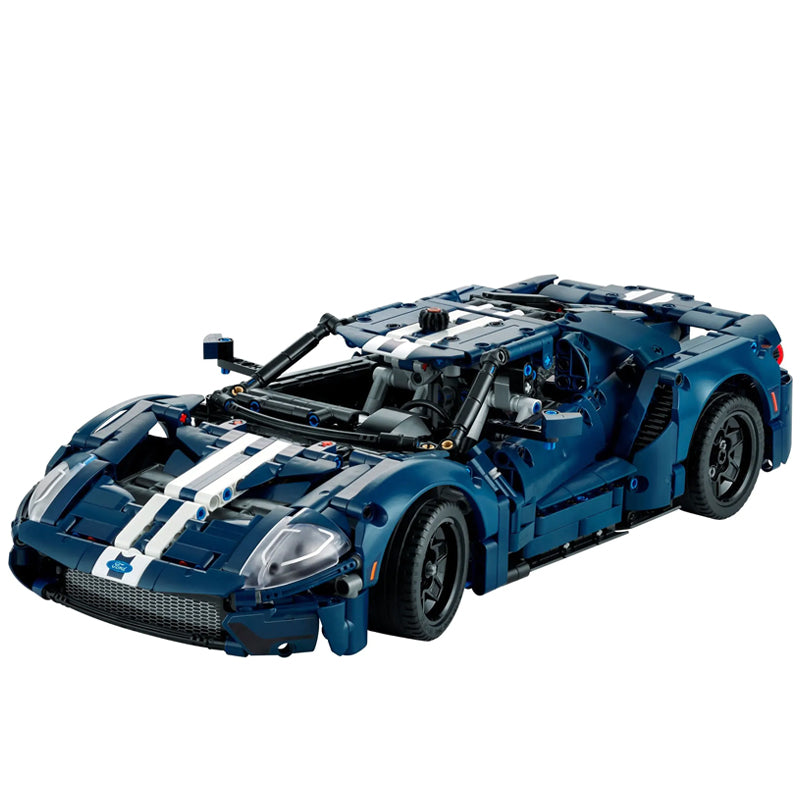 Ford GT sports car building block set assembled model