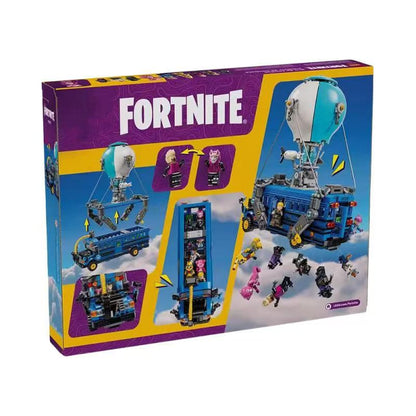 Fortnite Battle Bus 954-piece battle bus building block set main view