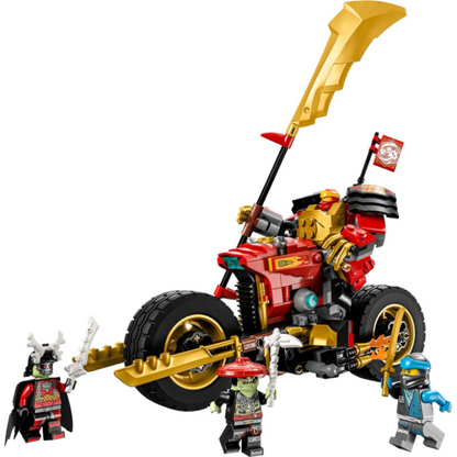 312-piece mech rider brick model, alternate angle