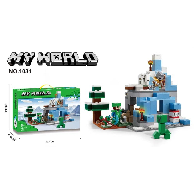 Second product photo of the frozen peaks mountain scene