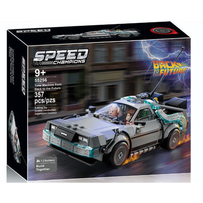 Back to the Future time machine building block set main image