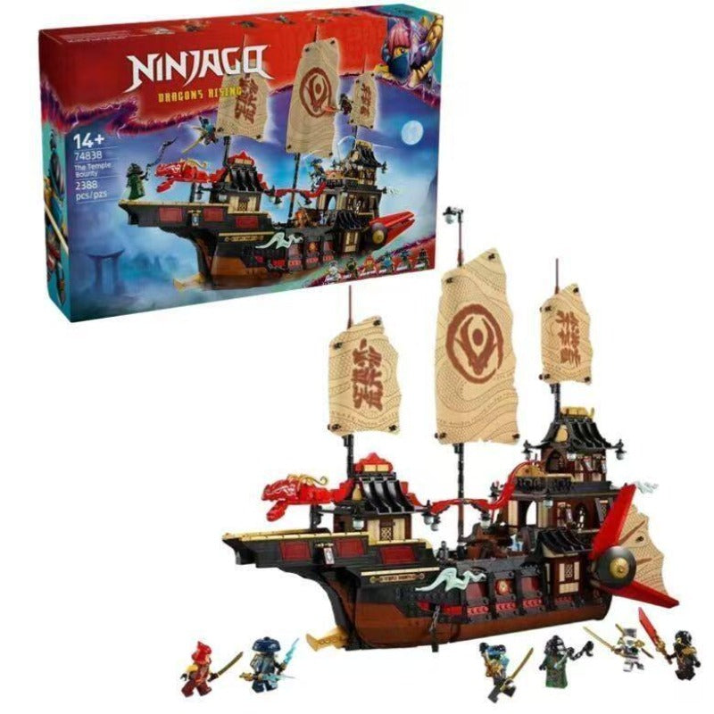 Assembled temple brick model, additional gallery photo
