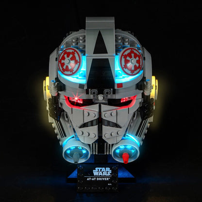 Helmet brick build shown from another angle