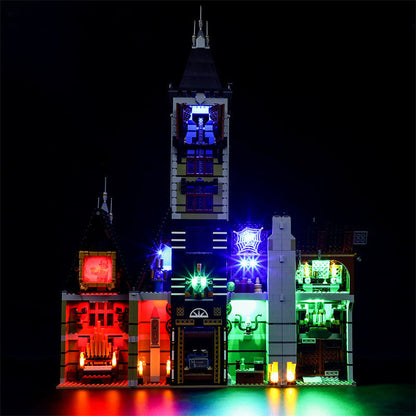 Haunted Castle House Building Set side angle building block construction