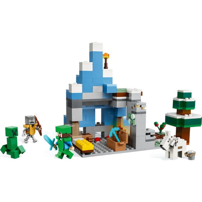 The Frozen Peaks building block set, 321 pieces, assembled