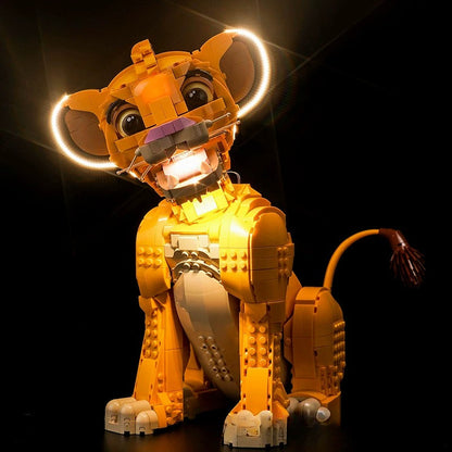 Lion cub model with LED light kit option