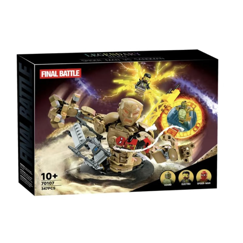 Spider-Man vs Sandman Final Battle building block set main photo