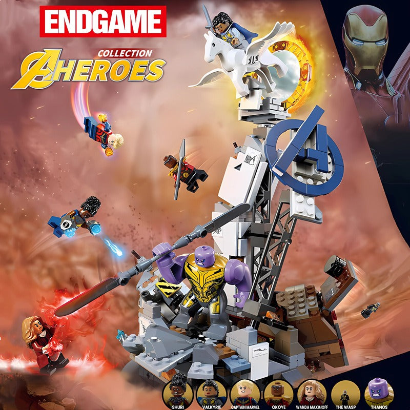 Superhero Final Battle Building Set building block set detail view 1