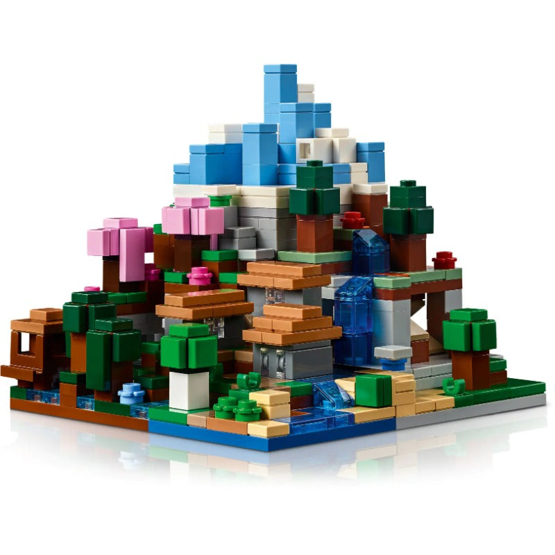 Another angle of the assembled block set