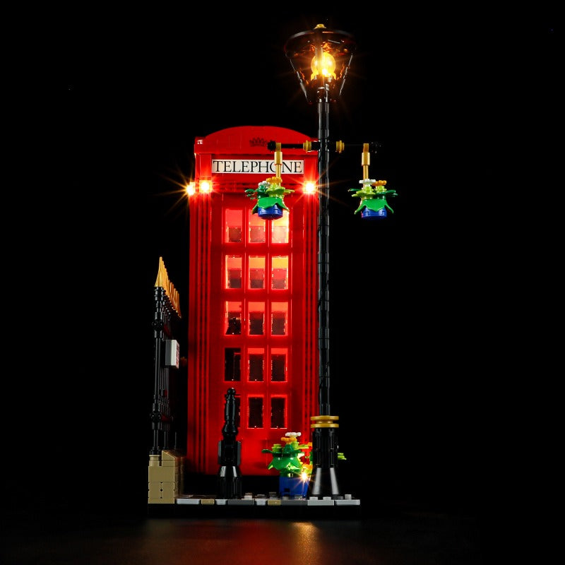 Telephone box build panel detail