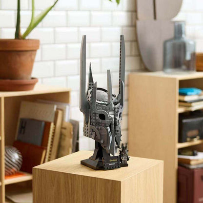 Fantasy helmet brick model shown from another side