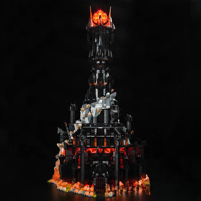 Fantasy tower model with LED light kit option