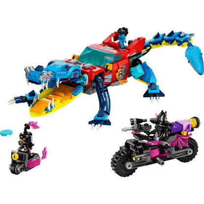 Crocodile Car building block set main product photo