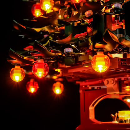 Family Christmas Tree Decoration building block model, build in progress
