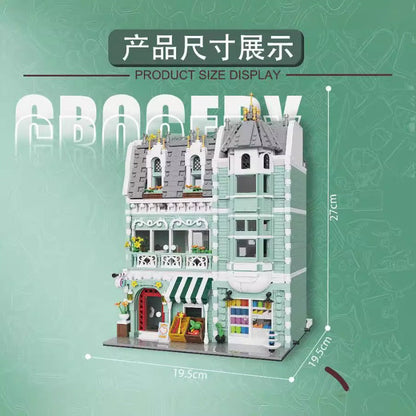 Grocery Store Mini Bricks Building Block Set – 2225 PCS – detail view 1