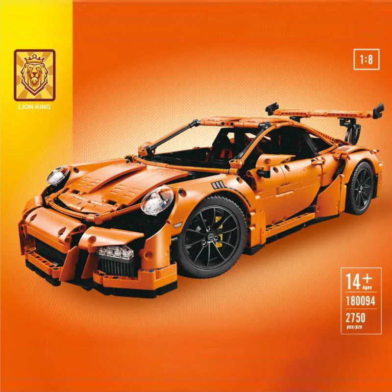 Porsche 911 GT3 RS 42056 – 2704PCS Compatible Technic Building Blocks | 1:8 Scale Collector Car Set