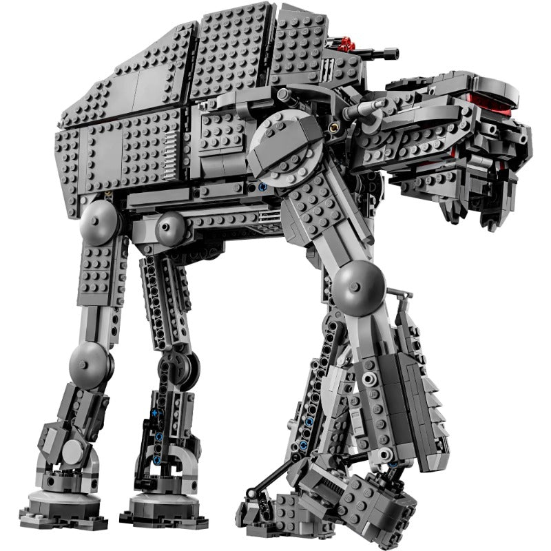 Rear view of the sci-fi walker building set