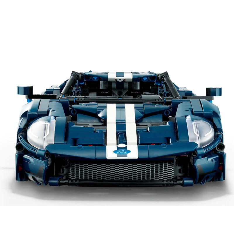Rear view of the sports car building block set