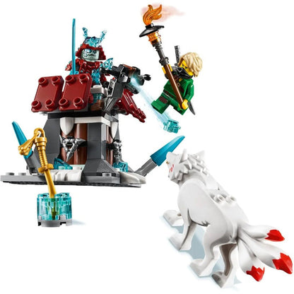 Full view of the small ninja adventure building block set